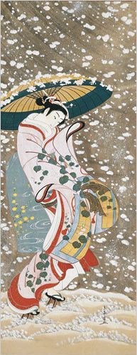 Illustration: Kanshi Toensaï - Beauty in the snow
