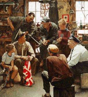 Norman Rockwell - The homecoming marine